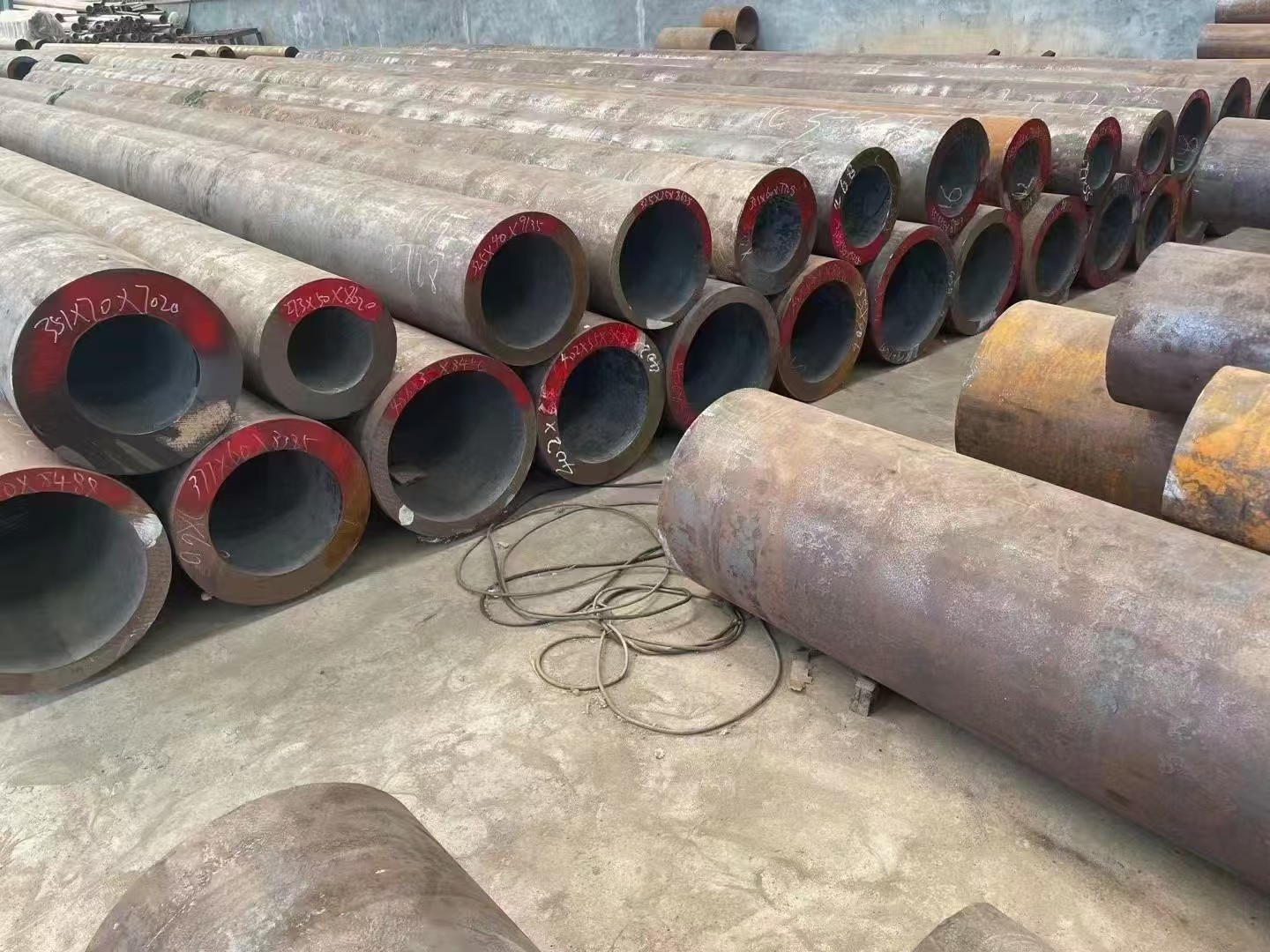 济南市无缝钢管切割定尺切割加工大口径厚壁天缝钢管 - 推荐